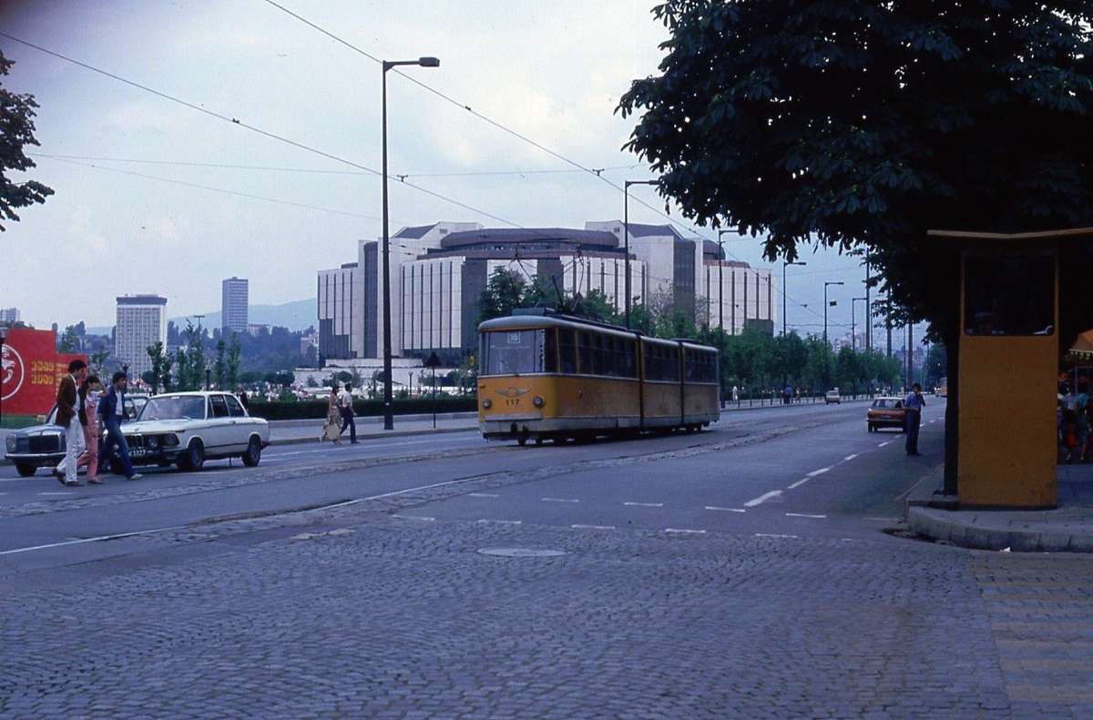 Sofia, T8M-730 (Sofia 70) č. 117; Sofia — Historical — Тramway photos (1945–1989)