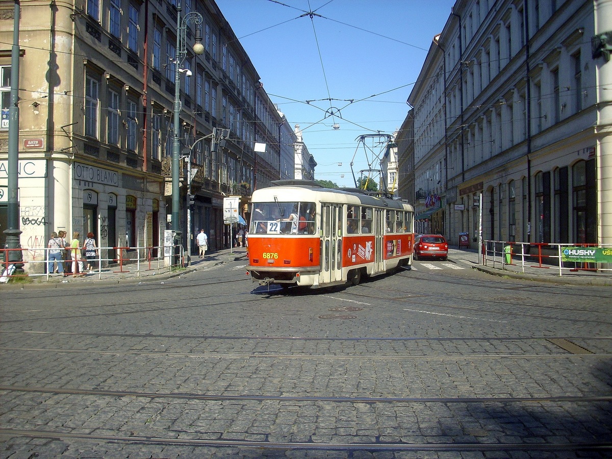 Praha, Tatra T3 č. 6876