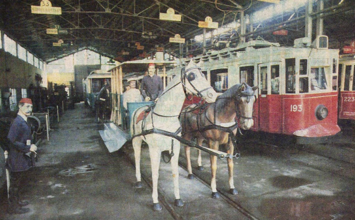 Стамбул, Конка № 85; Стамбул — Исторические фотографии — Музей трамваев и транспорта İETT (1967-1981)