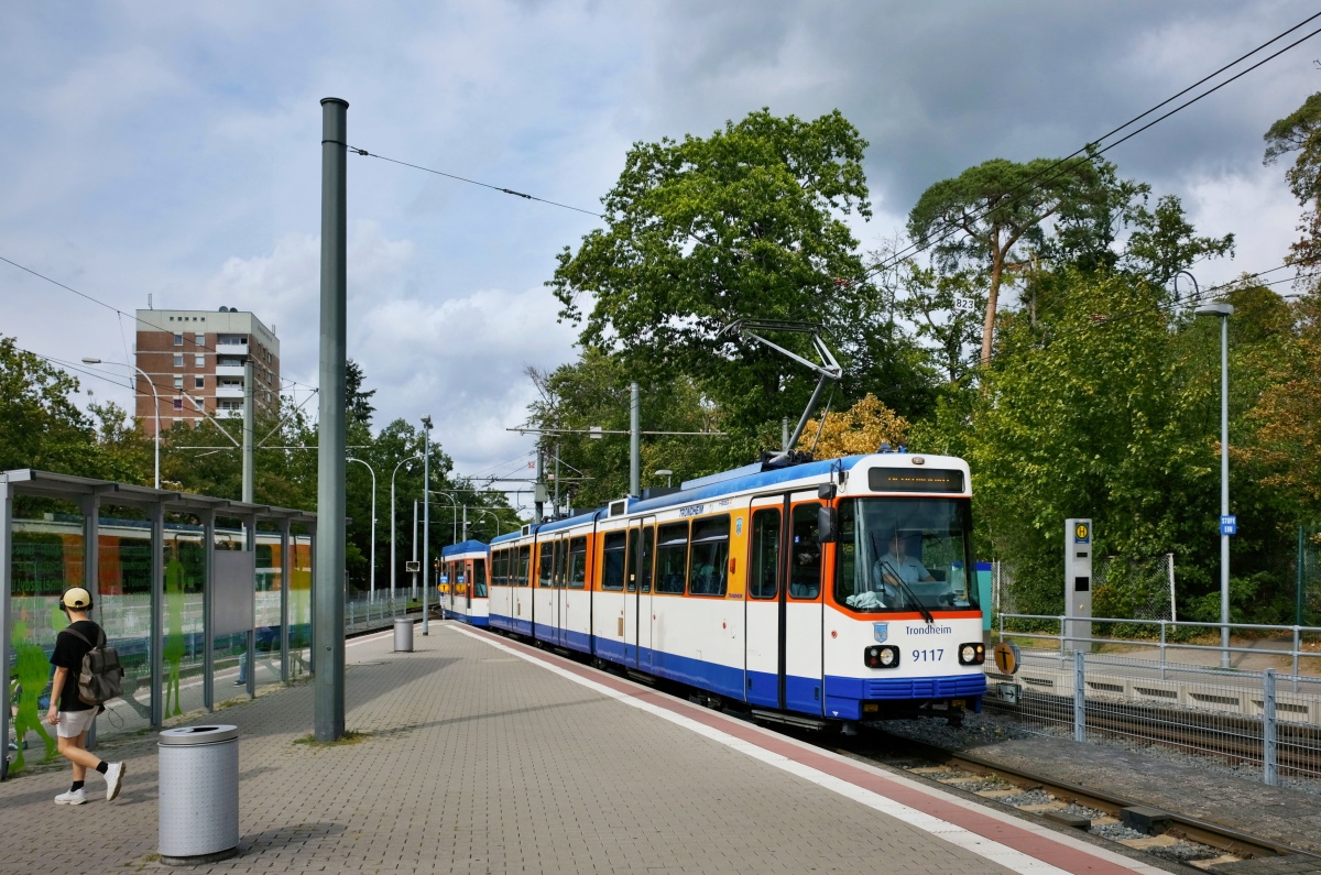 Дармштадт, Waggon-Union ST12 № 9117 (Trondheim); Дармштадт, LHB SB9 № 9442