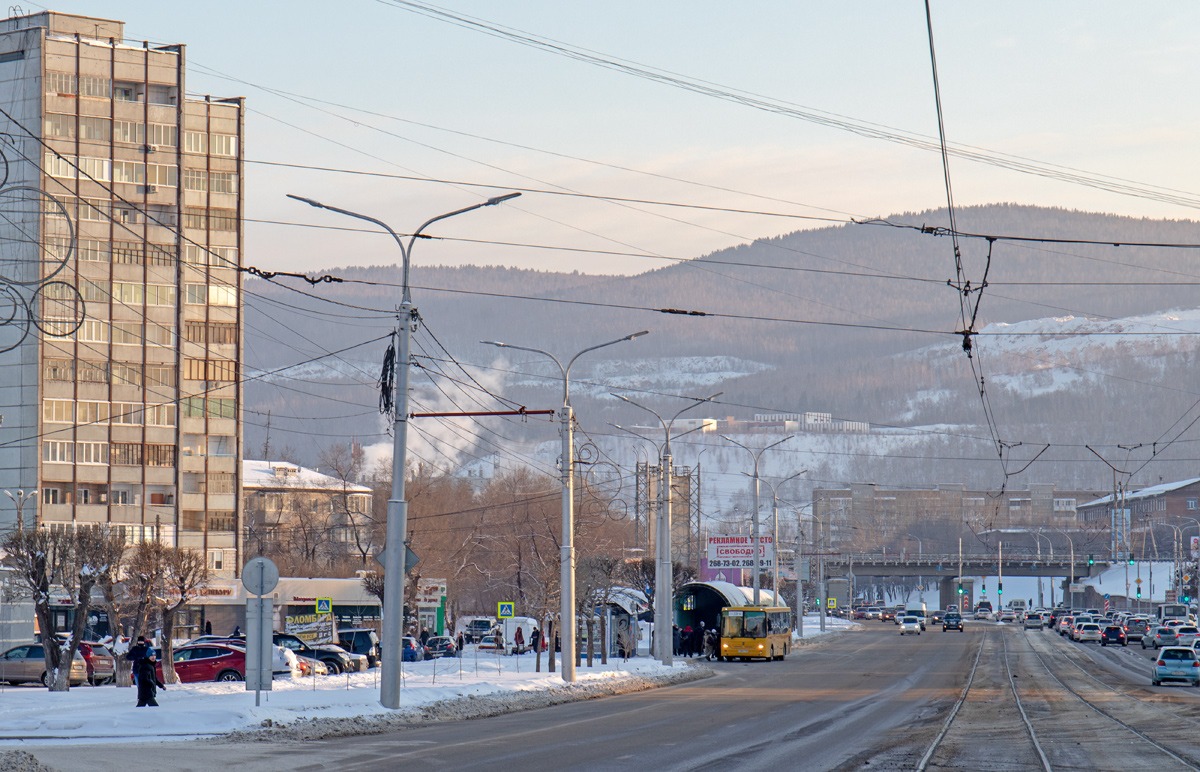 Краснаярск — Строительство троллейбусных линий и инфраструктуры