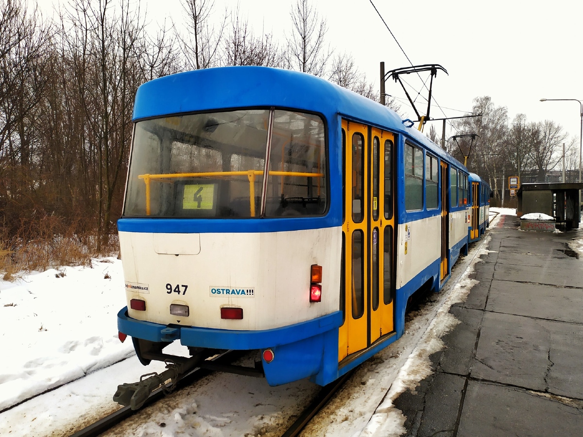 Ostrava, Tatra T3R.P № 947