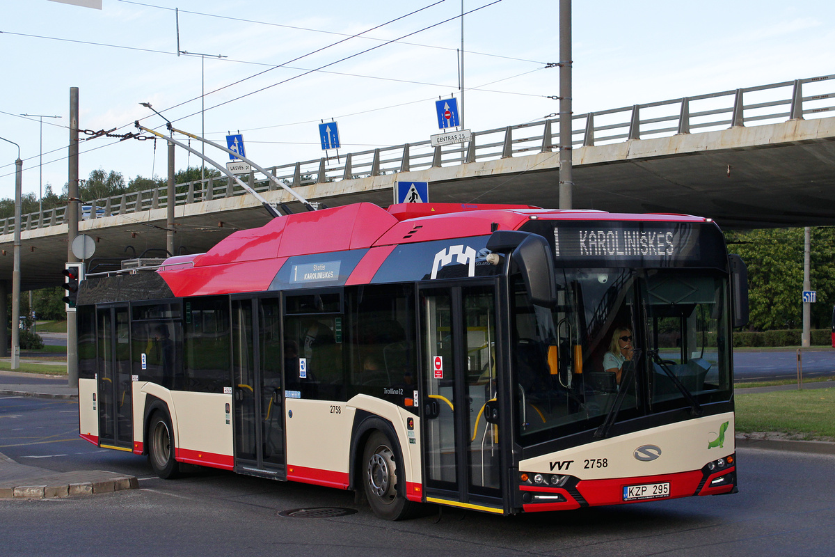 Вильнюс, Solaris Trollino IV 12 Škoda № 2758