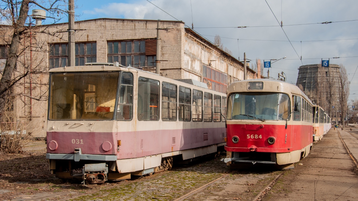 Kijów, Tatra T6B5SU Nr 031; Kijów, Tatra T3SU Nr 5684