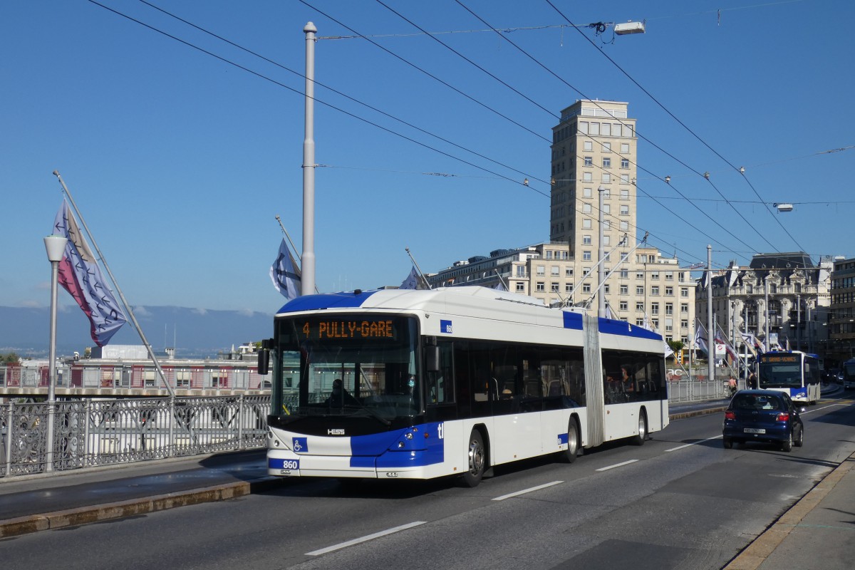 洛桑, Hess SwissTrolley 3 (BGT-N2C) # 860