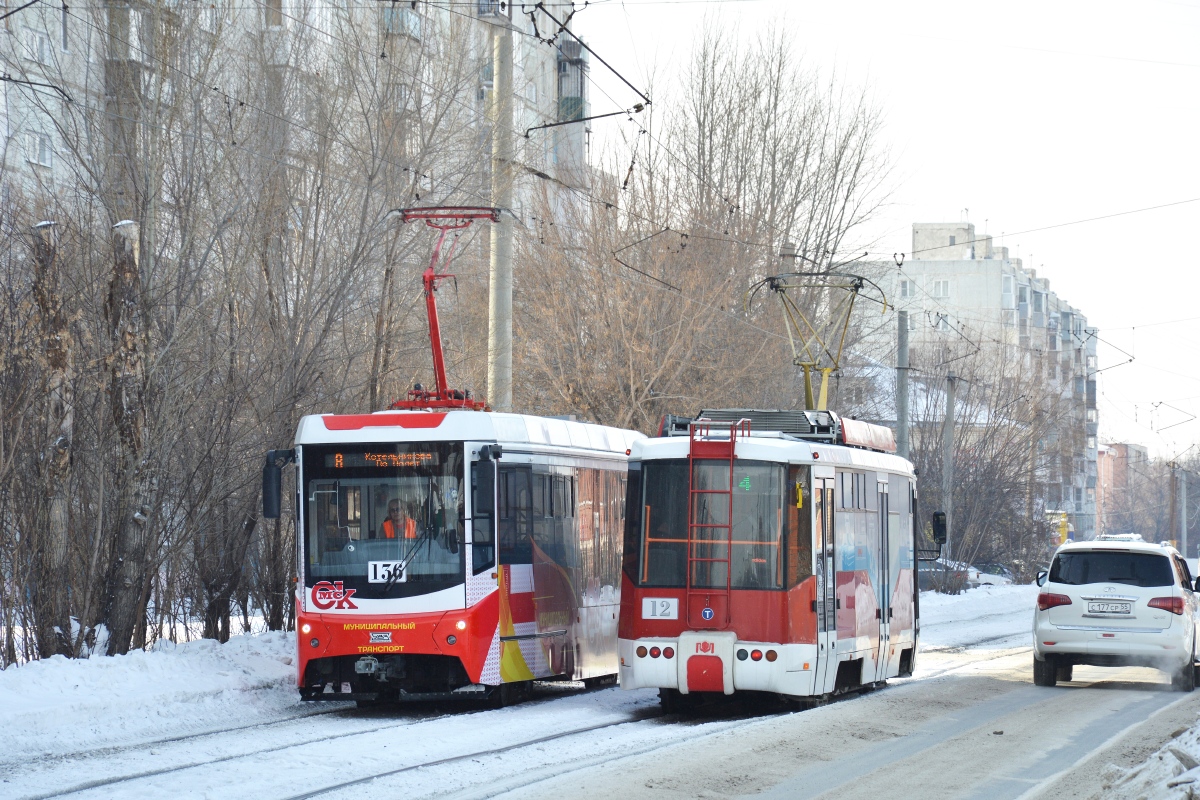 Омск, 71-407-01 № 136; Омск, БКМ 62103 № 12