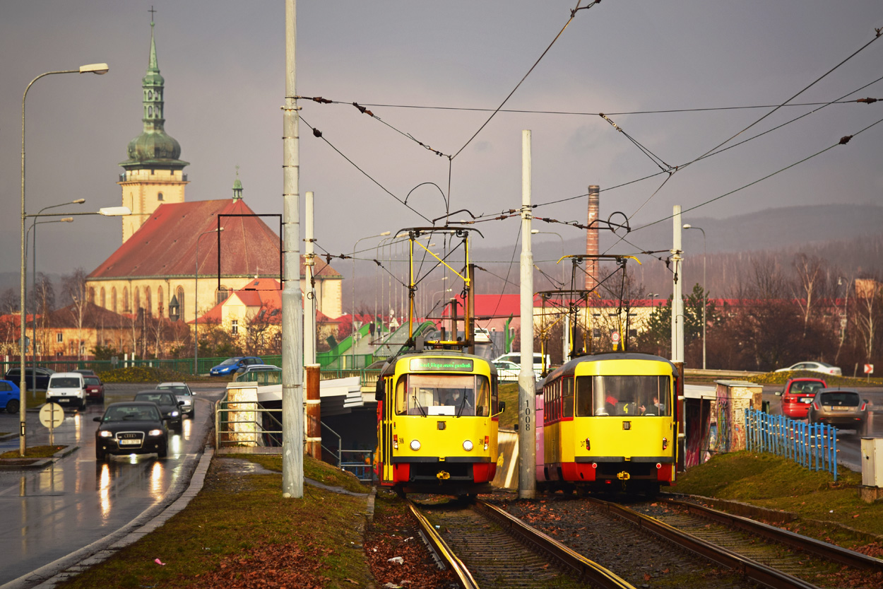 Мост и Литвинов, Tatra T3M.3 № 308; Мост и Литвинов, Tatra T3M.3 № 247