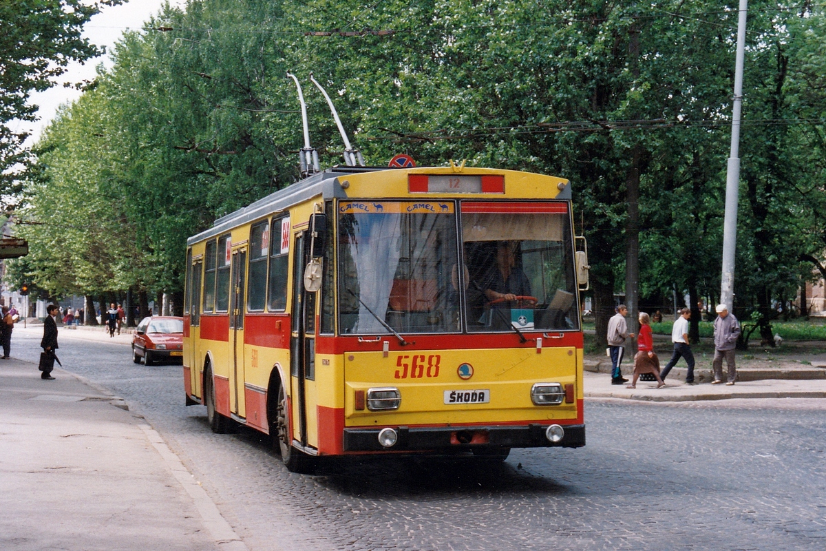 Львов, Škoda 14Tr89/6 № 568