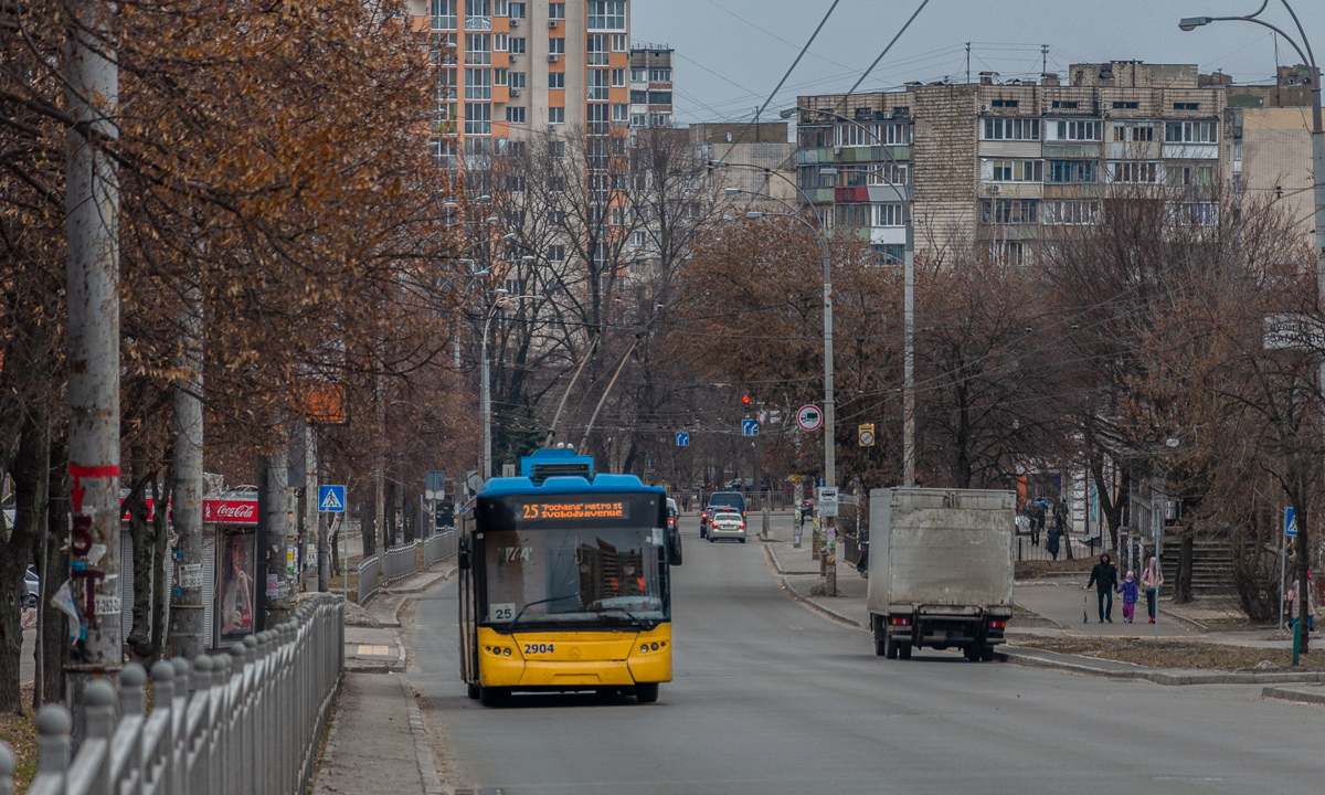 Киев, ЛАЗ E183D1 № 2904