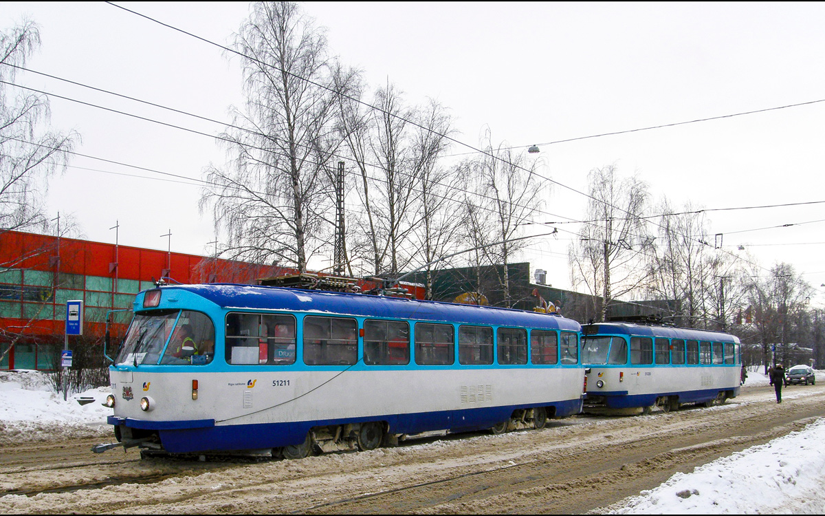 Рига, Tatra T3A № 51211