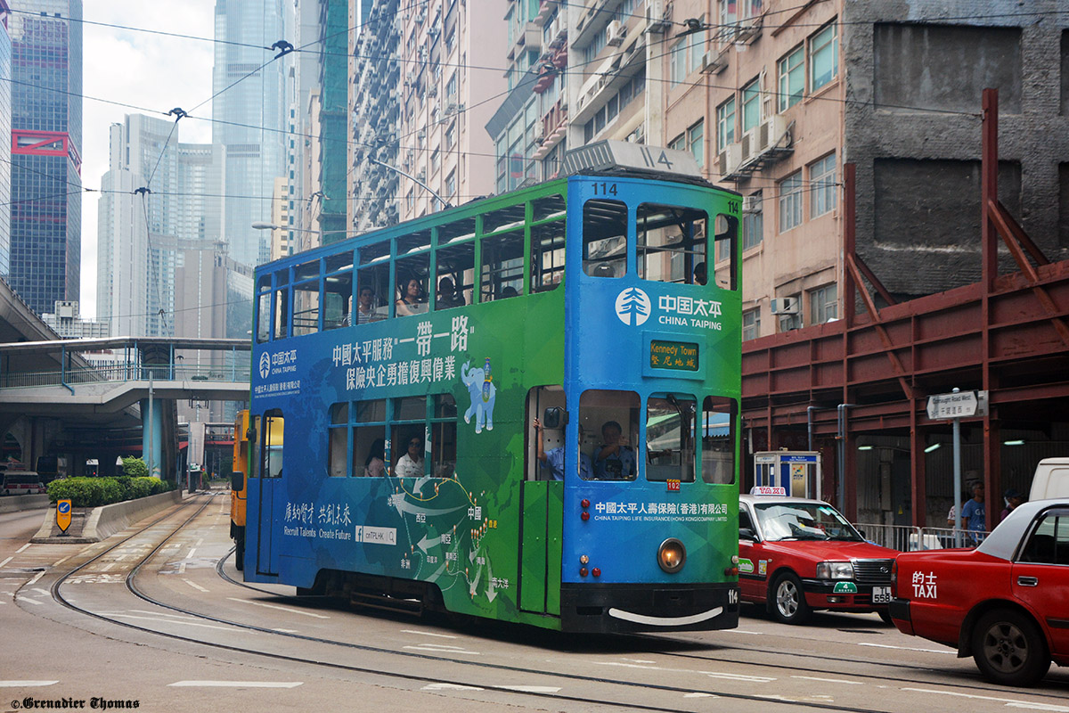 香港, Hong Kong Tramways VI # 114