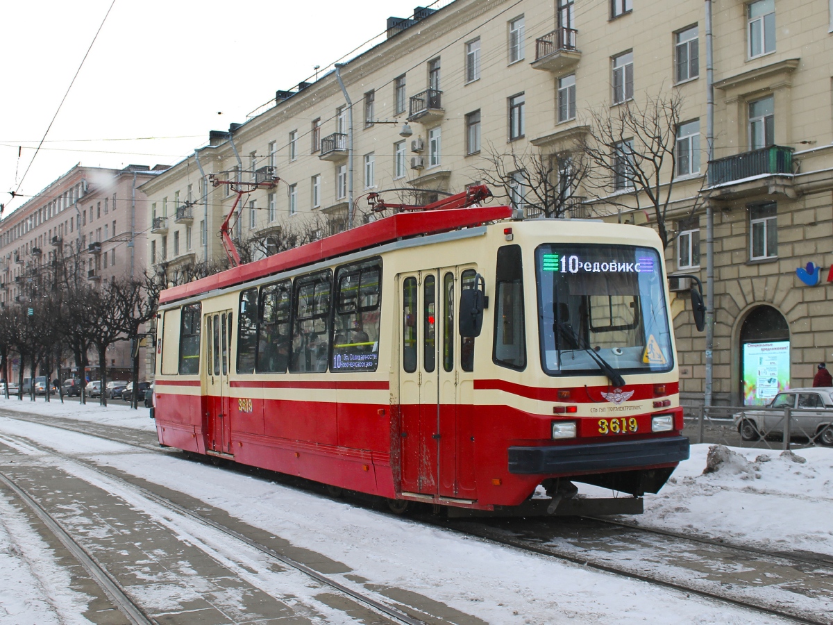Санкт-Петербург, ТС-77 № 3619