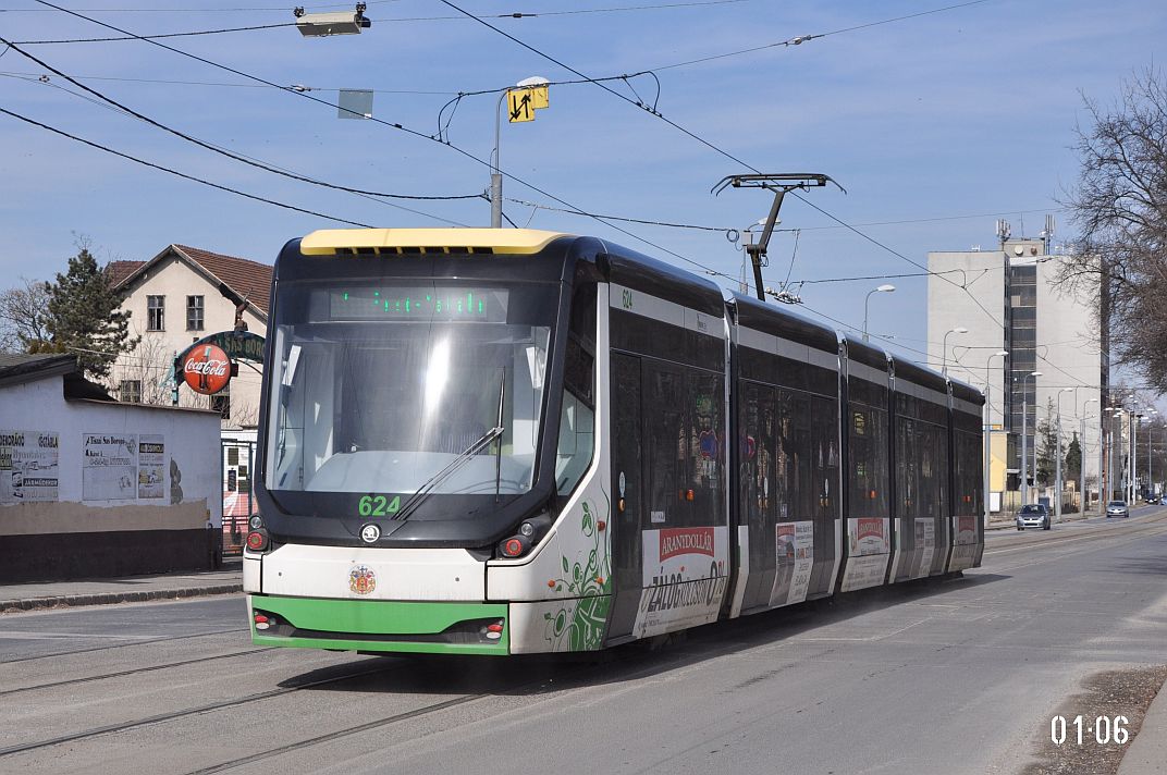 Мишкольц, Škoda 26T ForCity Classic № 624