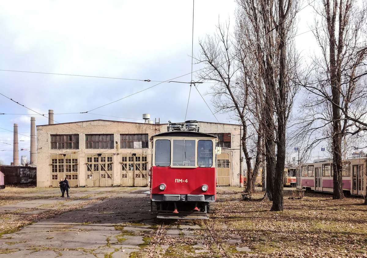 Киев, МТВ-82 № ПМ-4; Киев — Трамвайные депо: Дарницкое