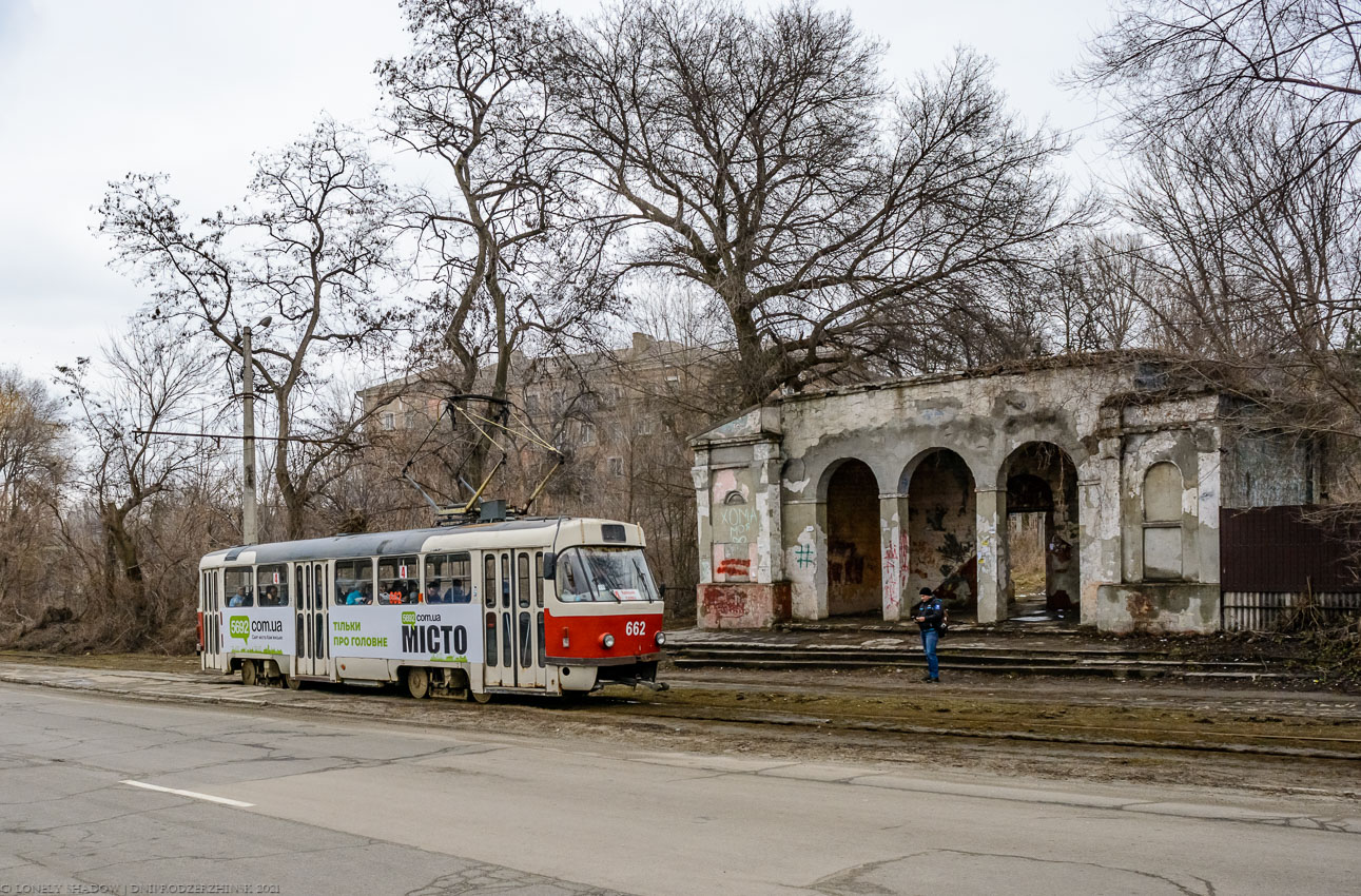 Каменское, Tatra T3SUCS № 662; Каменское — Остановочные павильоны