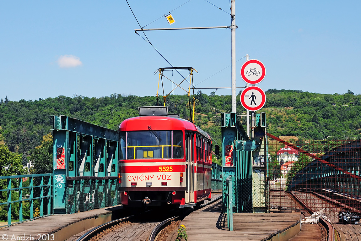 Прага, Tatra T3R.P № 5525