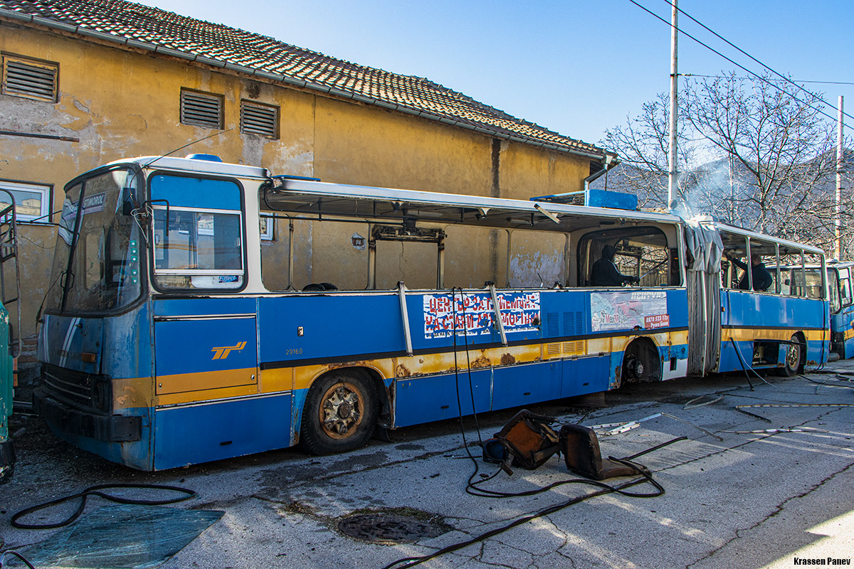 Враца, Ikarus 280.92 № 116; Враца — Бракуване на старите тролейбуси — Март 2021  • Утилизация старых троллейбусов — март 2021 г.
