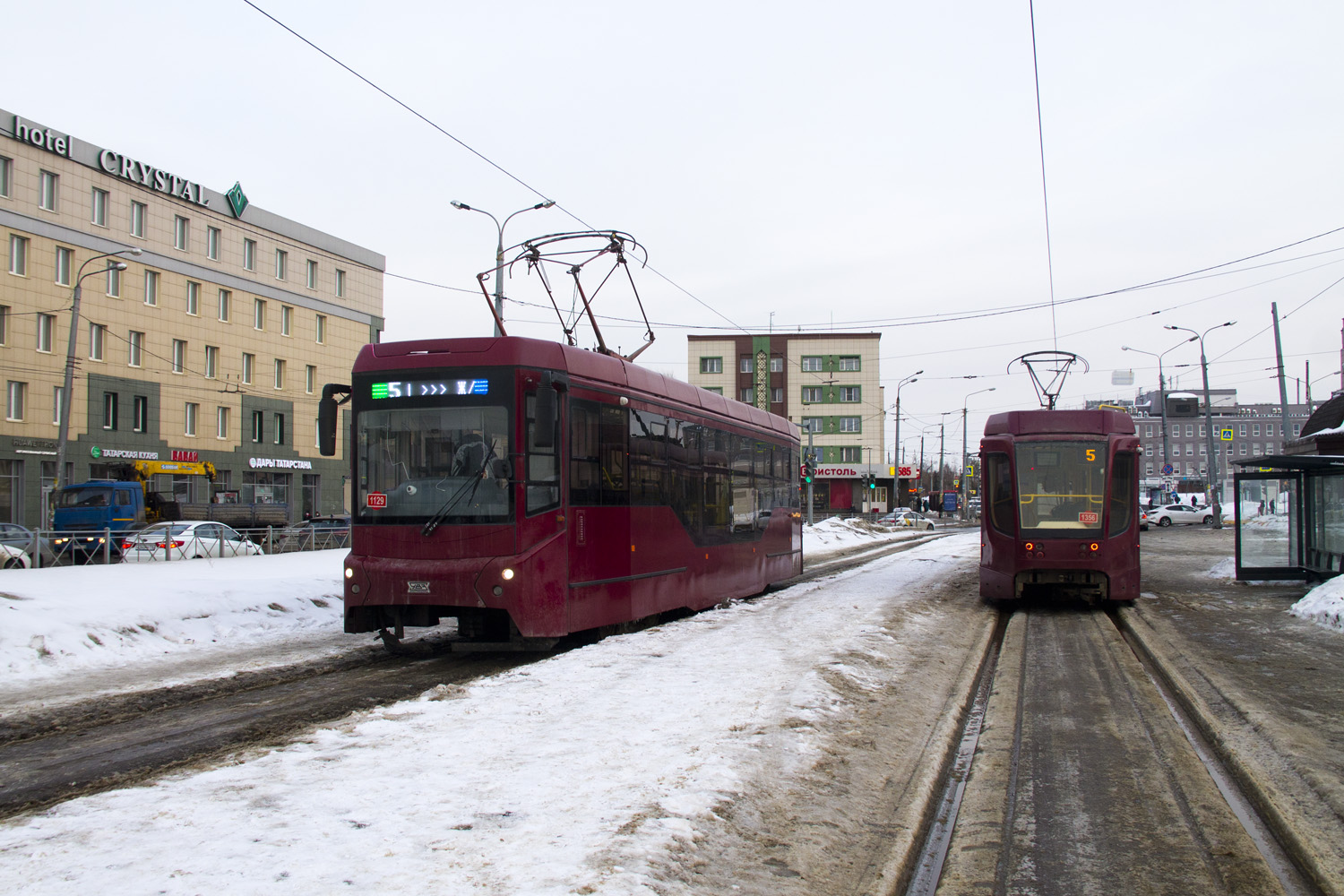 Казань, 71-407-01 № 1129; Казань, 71-623-02.02 № 1356