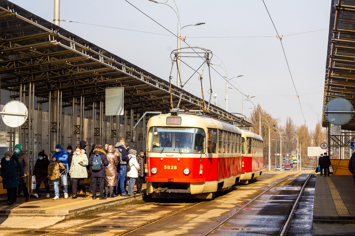 Киев, Tatra T3SUCS № 5828