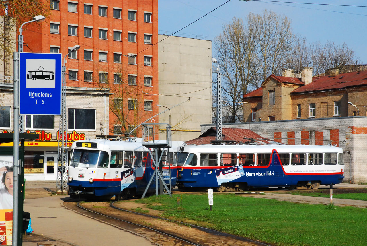 Рига, Tatra T3A № 4-2507; Рига — Трамвайные линии и инфраструктура