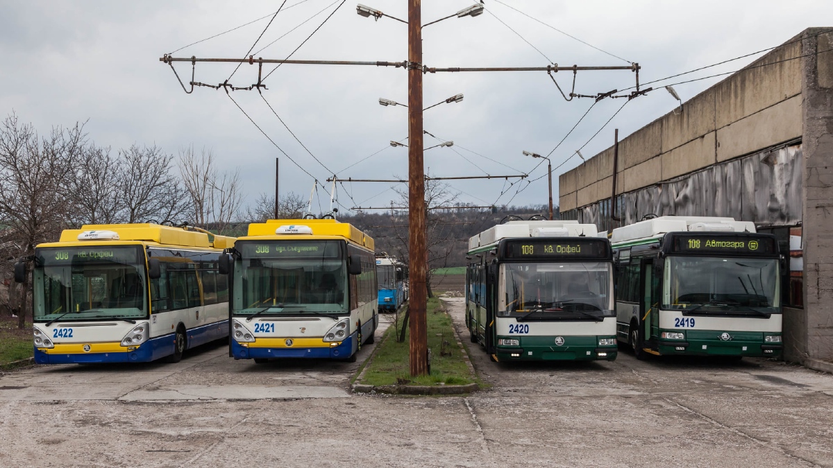 Хасково, Škoda 24Tr Irisbus Citelis № 2422; Хасково, Škoda 24Tr Irisbus Citelis № 2421; Хасково, Škoda 24Tr Irisbus Citybus № 2420; Хасково, Škoda 24Tr Irisbus Citybus № 2419