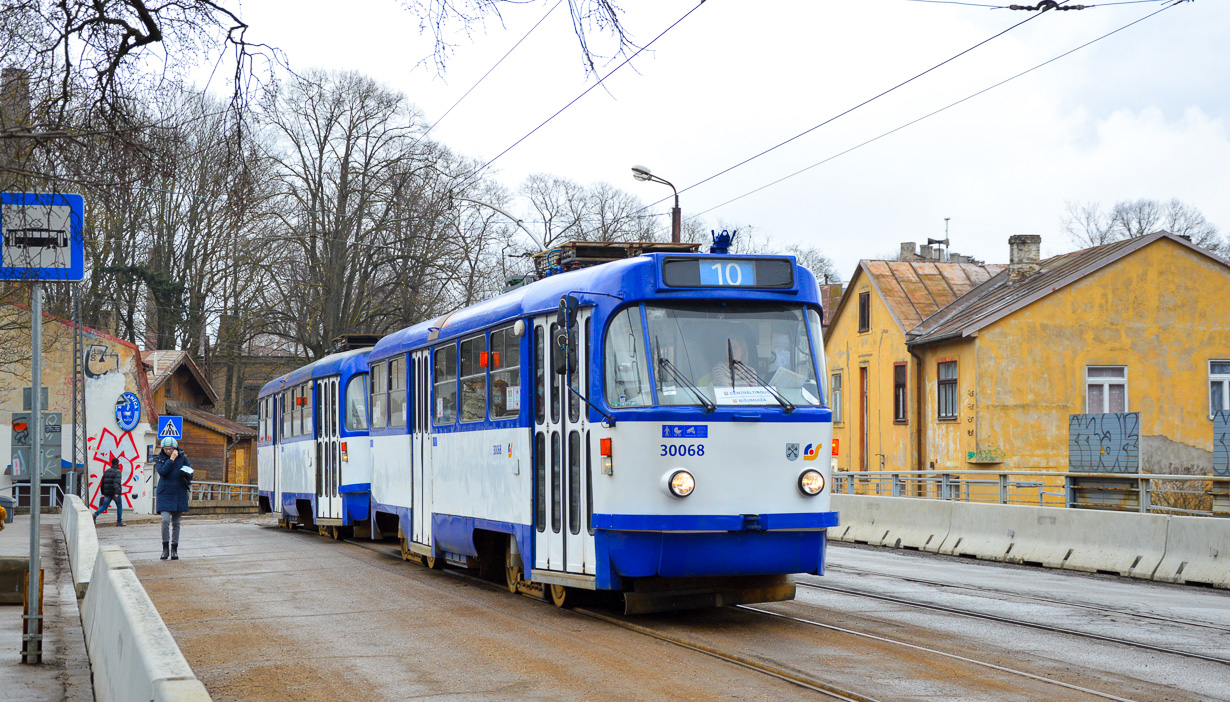 Рига, Tatra T3A № 30068