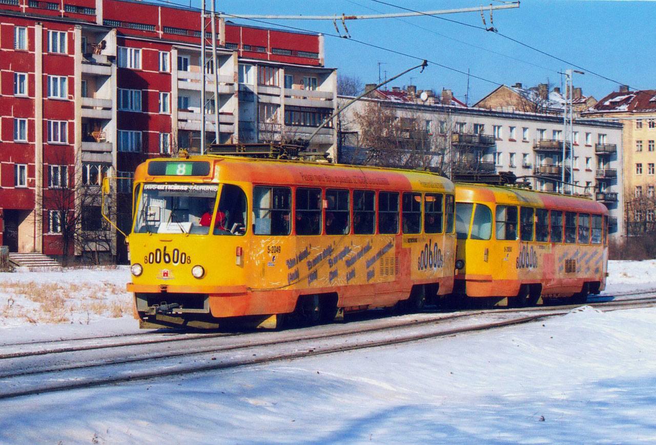 Рига, Tatra T3A № 5-2049 — Фото — Городской электротранспорт