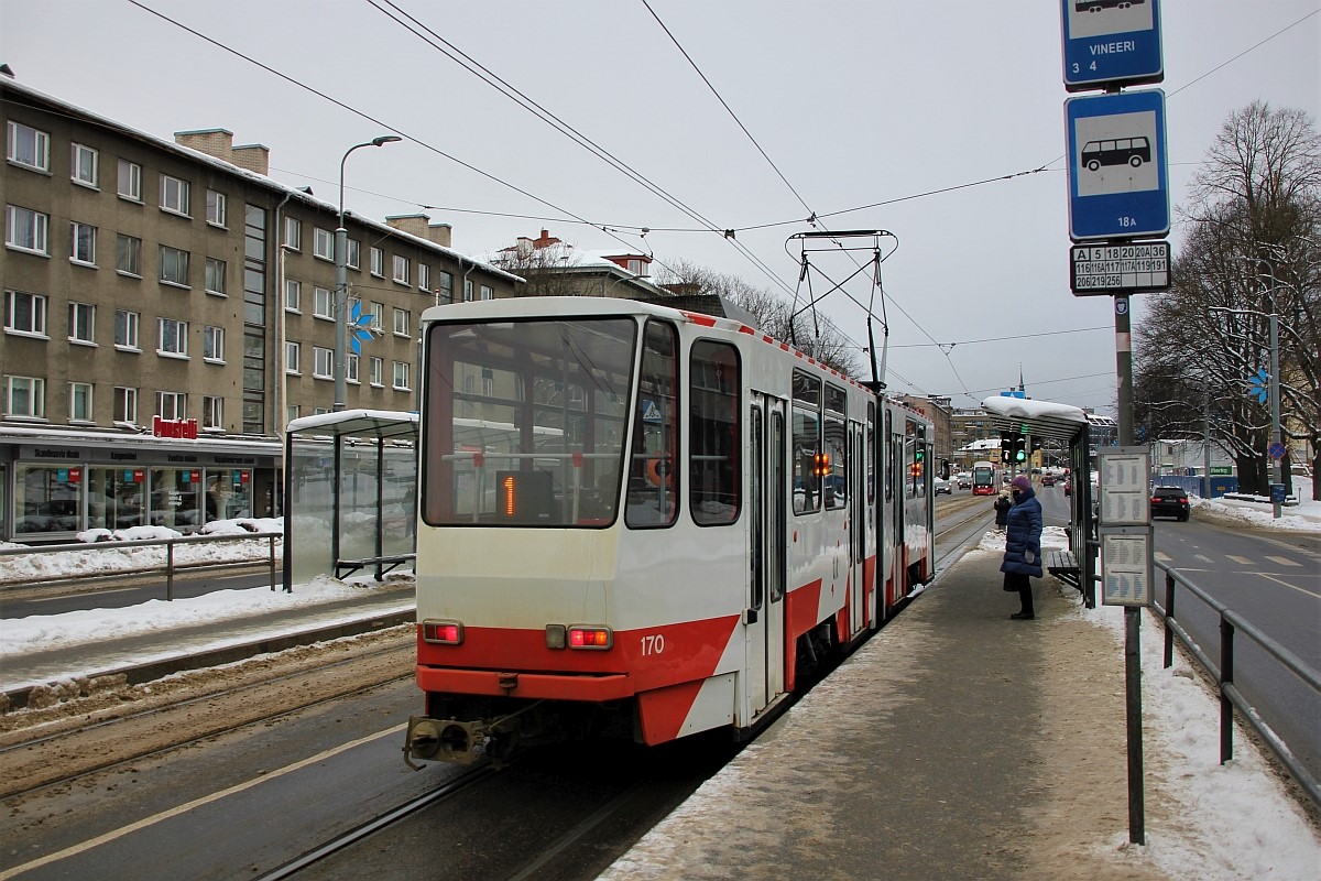 Таллин, Tatra KT4D № 170