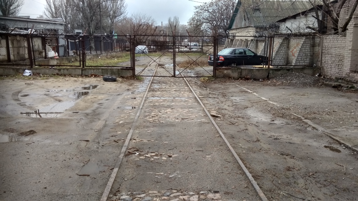 Запорожье — Трамвайная линия на улице Глиссерной