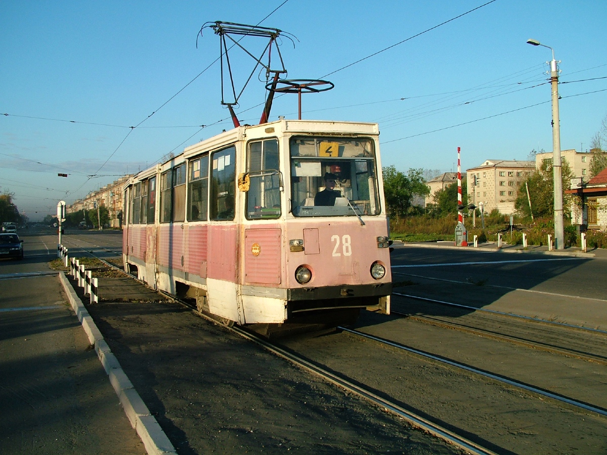 Комсомольск-на-Амуре, 71-605 (КТМ-5М3) № 28; Комсомольск-на-Амуре — Трамвайные линии и инфраструктура