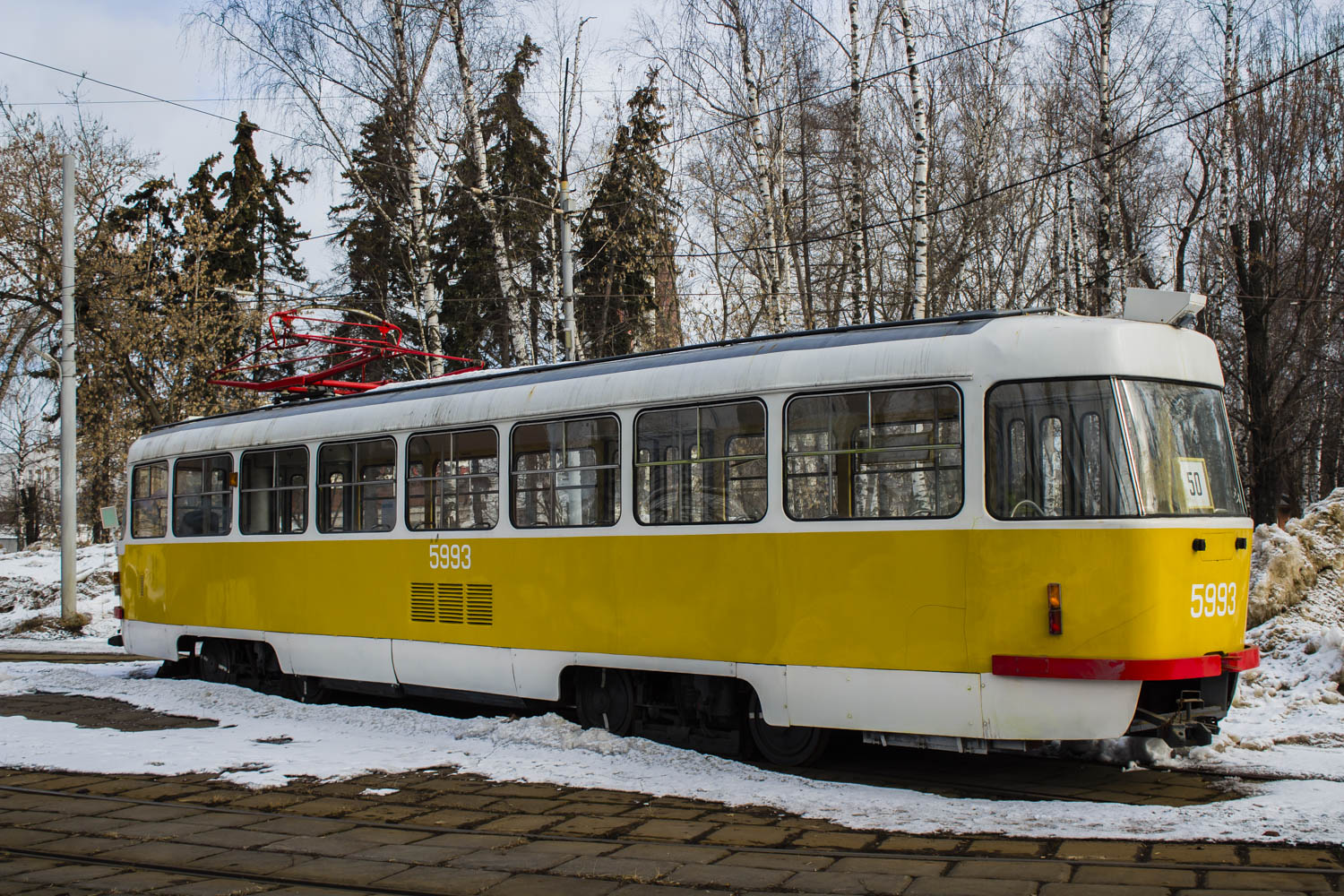 Москва, Tatra T3SU № 5993