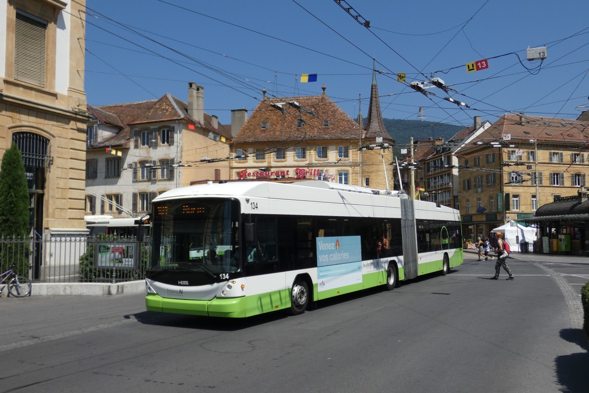 Невшатель, Hess SwissTrolley 3 (BGT-N2C) № 134