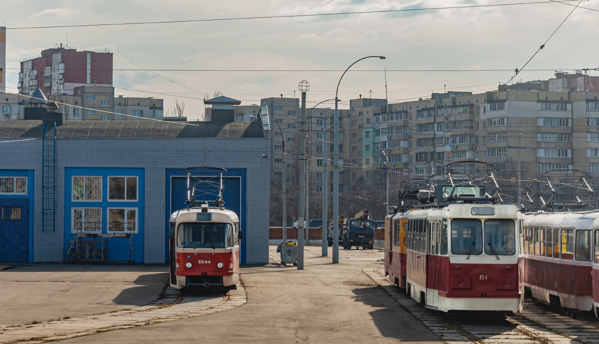 Киев, Tatra T3SUCS № 5544; Киев, КТВ-57 № Л-1