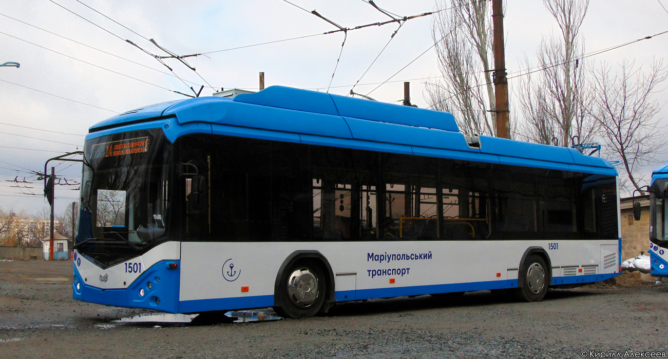 Mariupol, AKSM 32100D (BKM-Ukraine) č. 1501; Mariupol — New trolleybuses: AKSM Ukraine