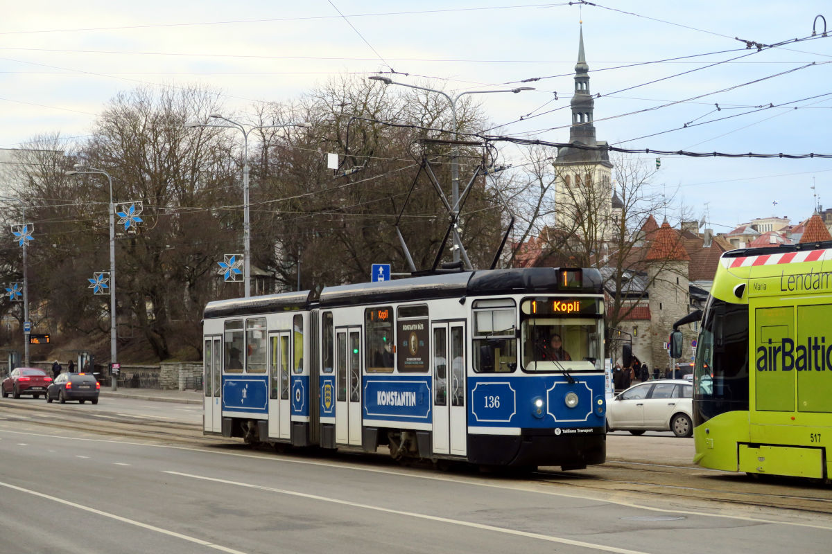 Таллин, Tatra KT4TMR № 136