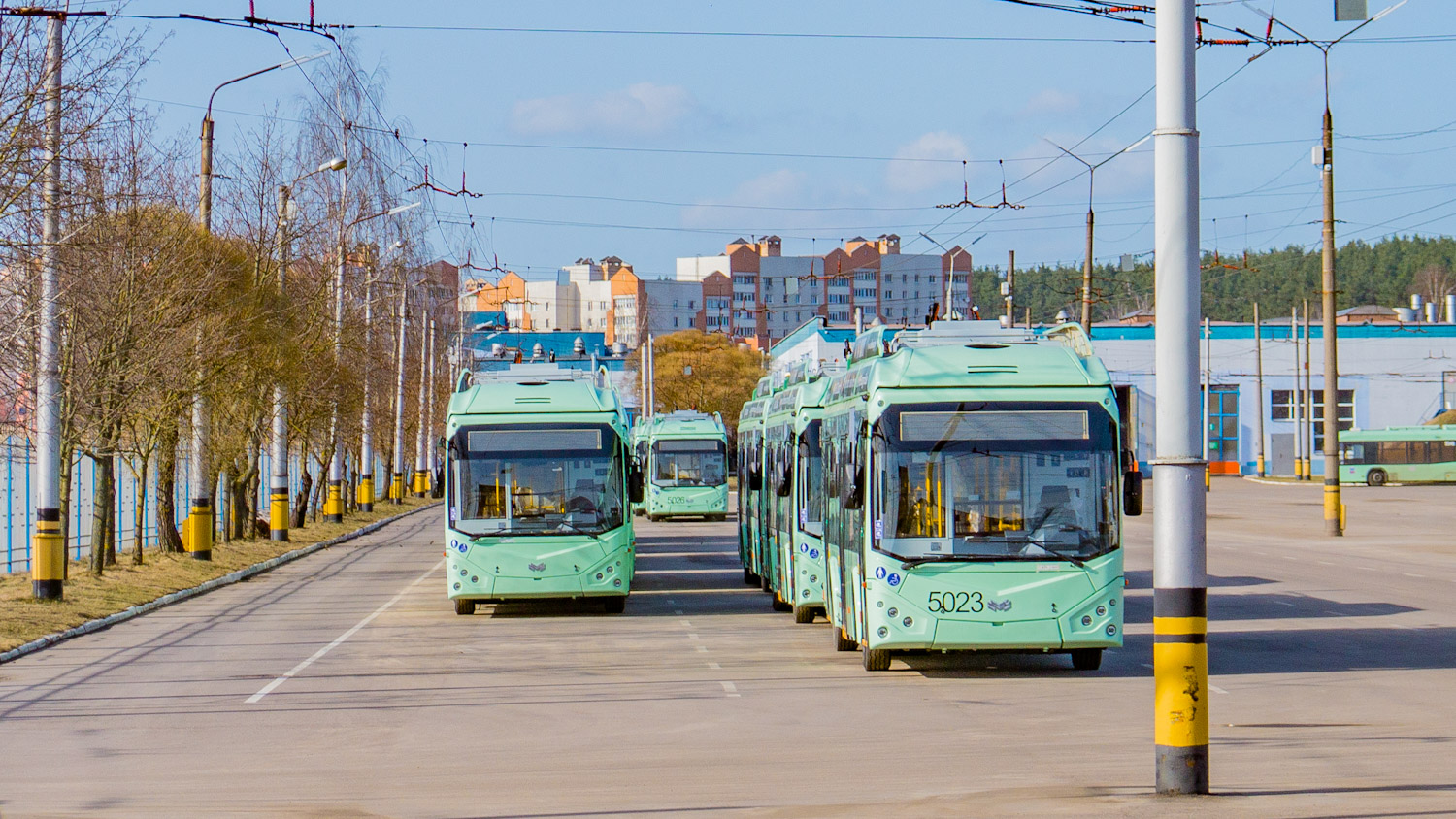 მინსკი, BKM 32100D № 5023; მინსკი — Trolleybus depot # 5