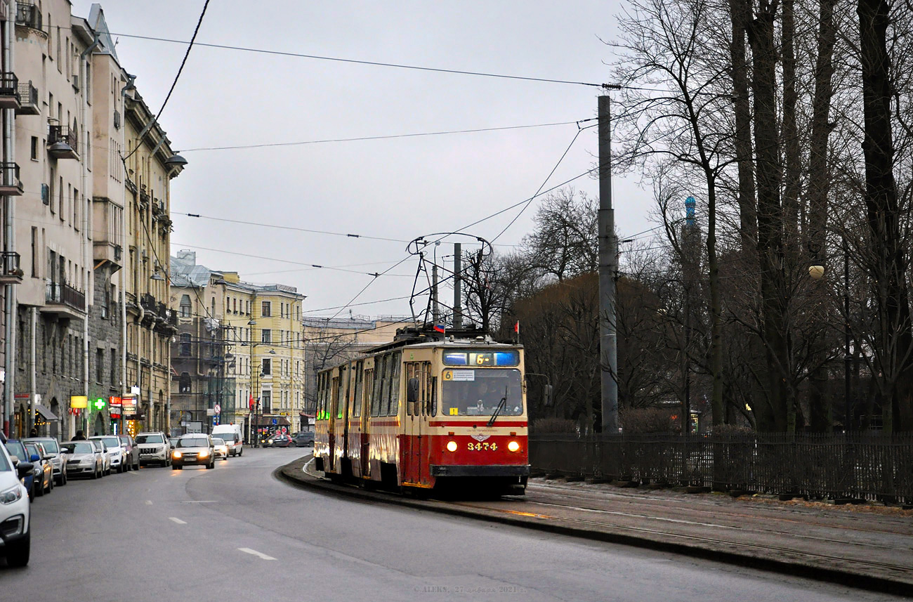 Санкт-Петербург, ЛВС-86К № 3474