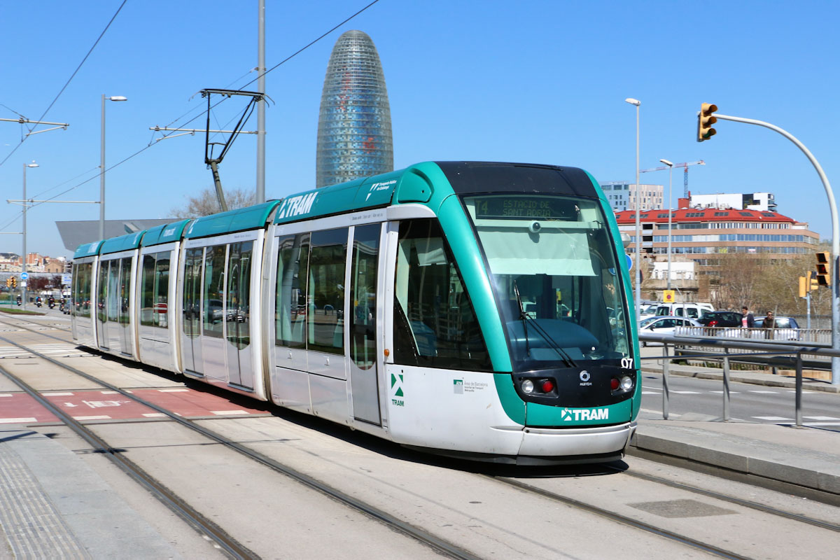 Барселона, Alstom Citadis 302 № 07