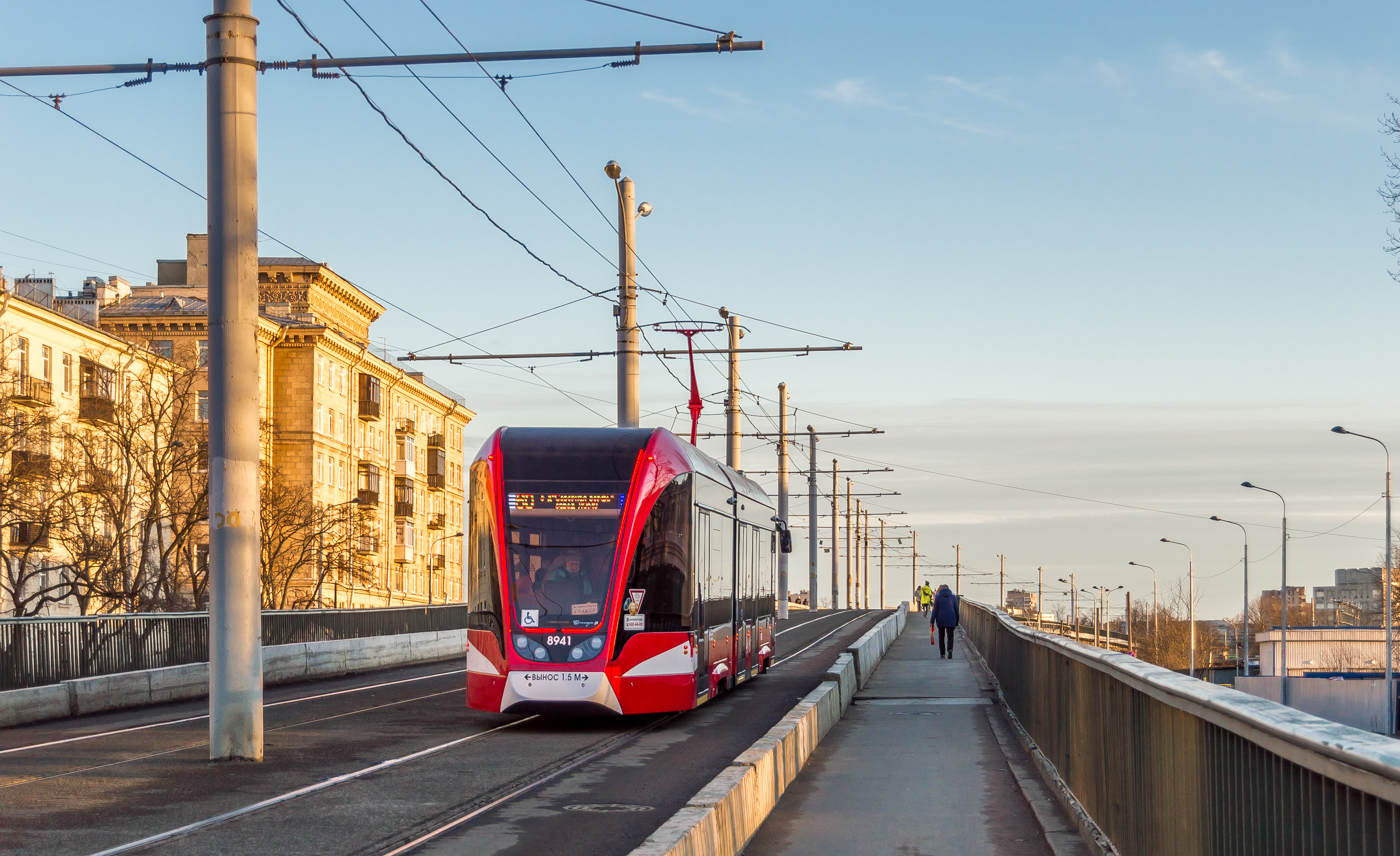 Санкт-Петербург, 71-923М «Богатырь-М» № 8941; Санкт-Петербург — Трамвайные линии и инфраструктура