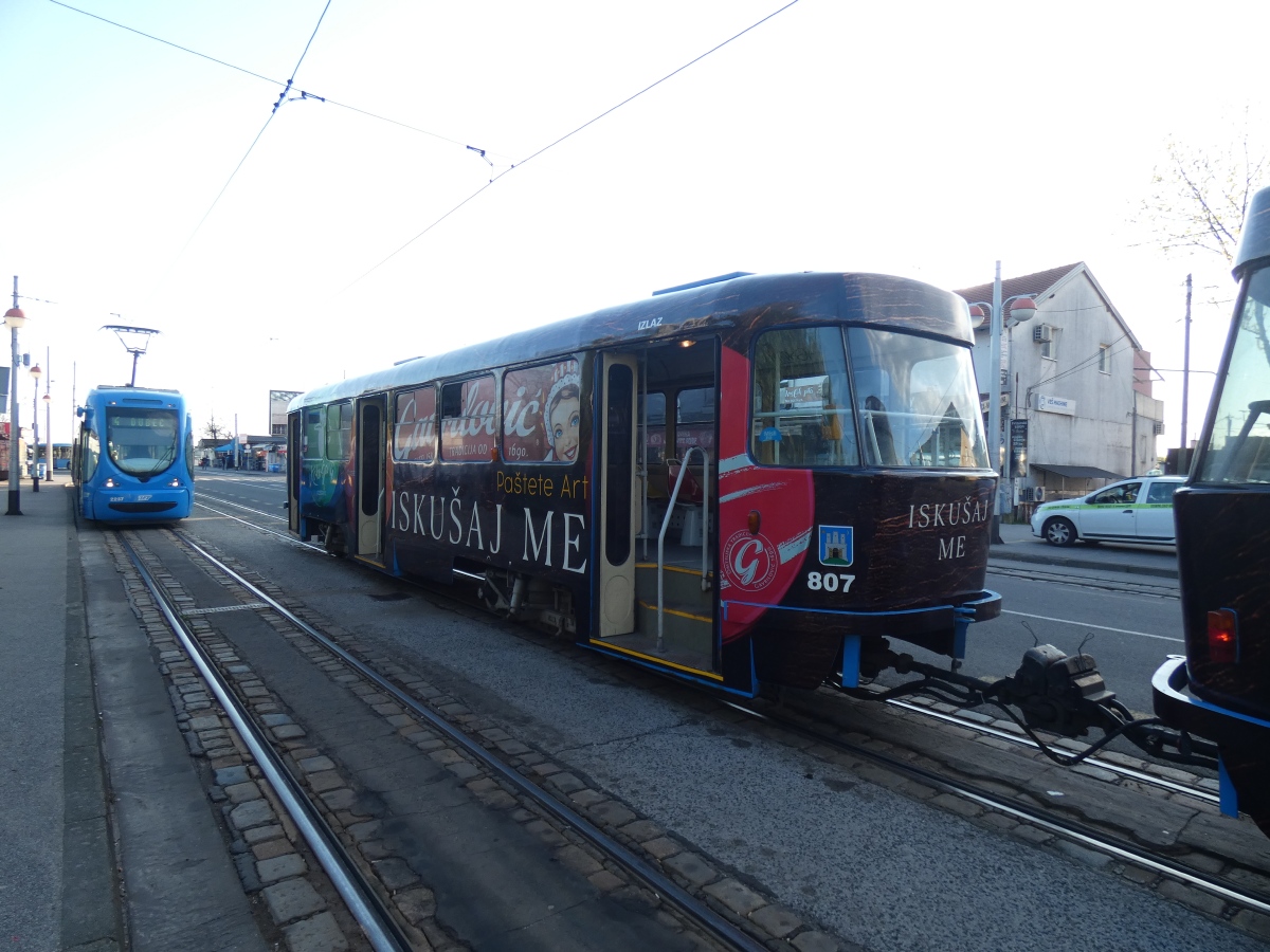 Загреб, Tatra B4YU № 807