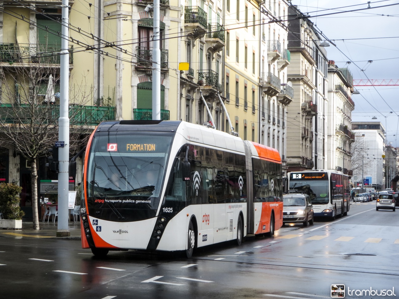 Женева, Van Hool Exqui.City 18 № 1625