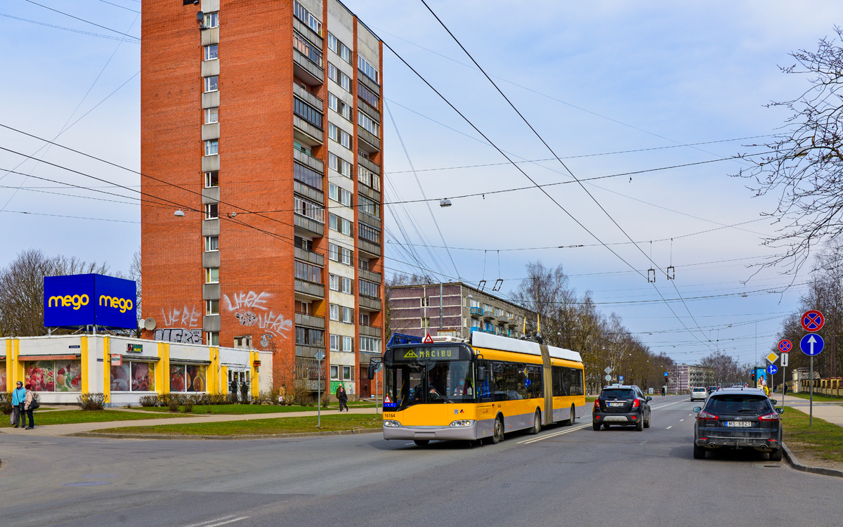 Рига, Solaris Trollino II 18 Ganz № 16164; Рига — Троллейбусные линии и инфраструктура