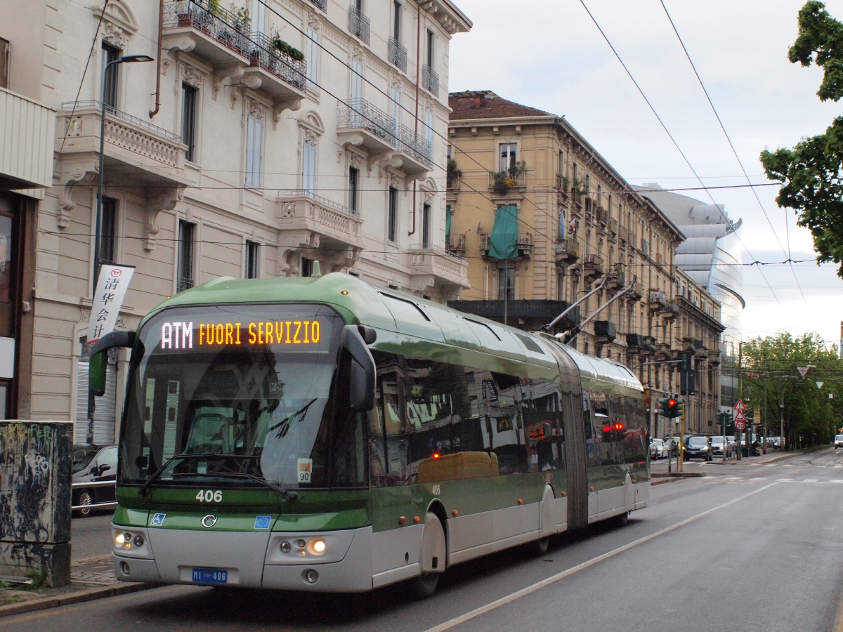 Милан, Irisbus Cristalis ETB 18 № 406