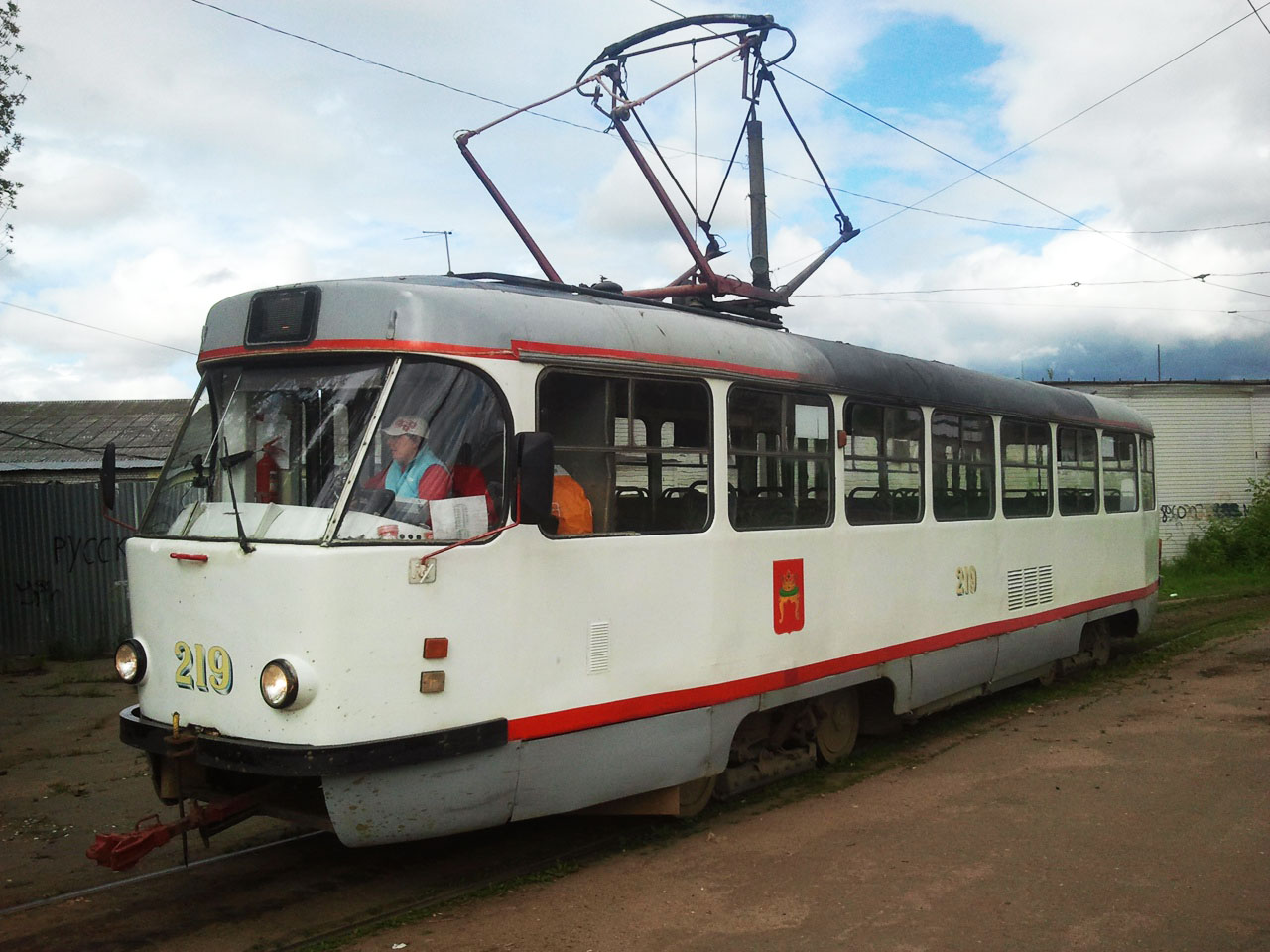Тверь, Tatra T3SU № 219; Тверь — Трамвайные конечные станции и кольца