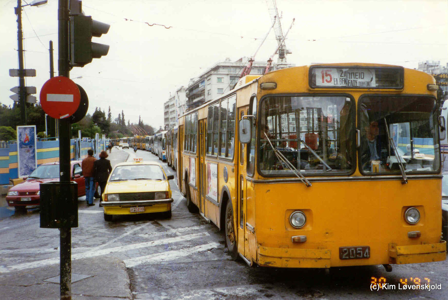 Athens, ZiU-682V № 2054; Athens — Trolleybuses — old photos