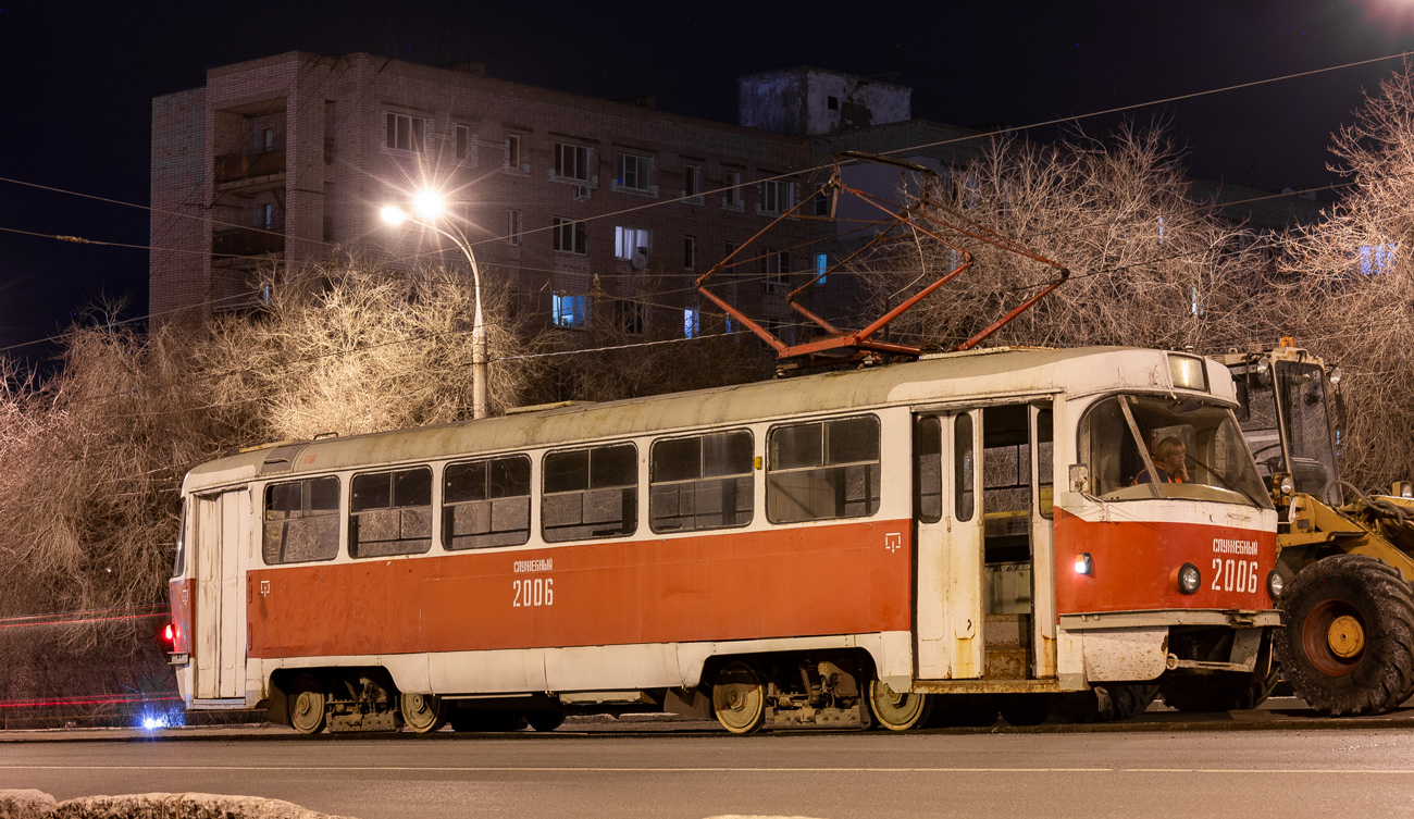 Самара, Tatra T3SU (двухдверная) № 2006; Самара — Строительство и ремонты трамвайных линий