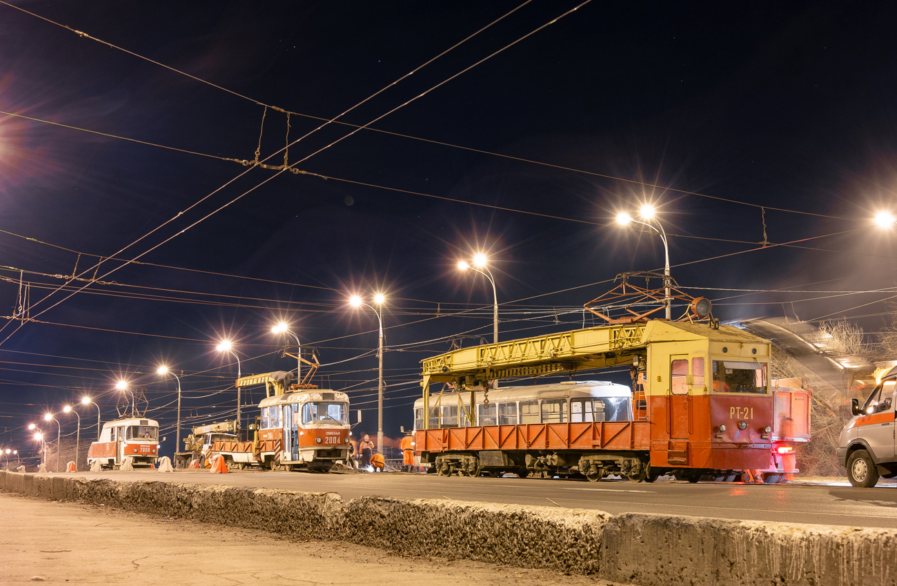 Самара, СВАРЗ РТ-2 № РТ-21; Самара — Строительство и ремонты трамвайных линий