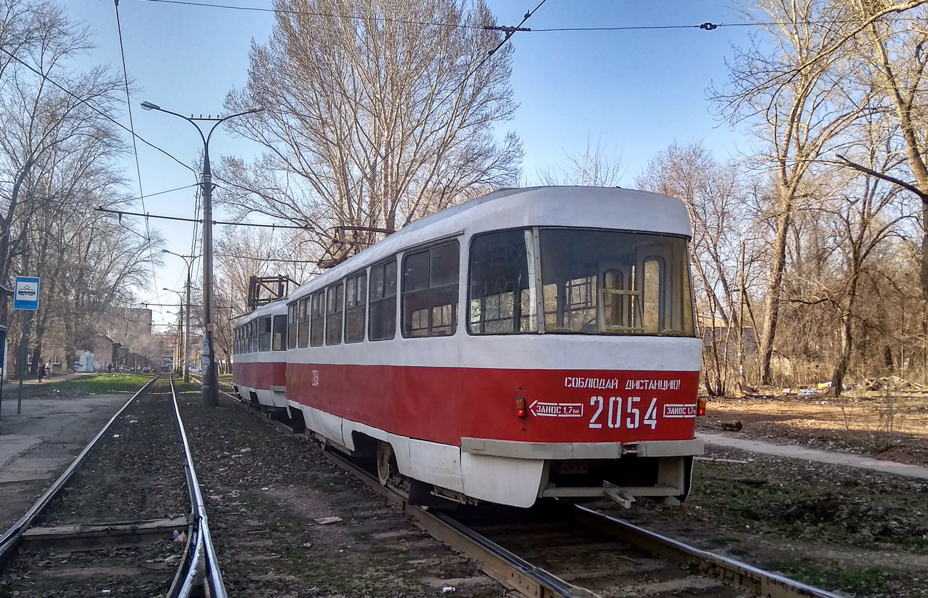 Самара, Tatra T3SU (двухдверная) № 2054; Самара — Происшествия