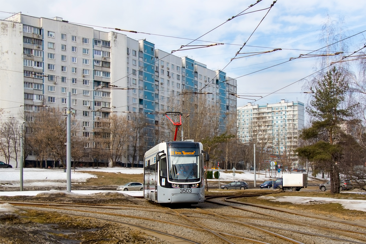 Москва, 71-414 (Pesa Fokstrot) № 3503