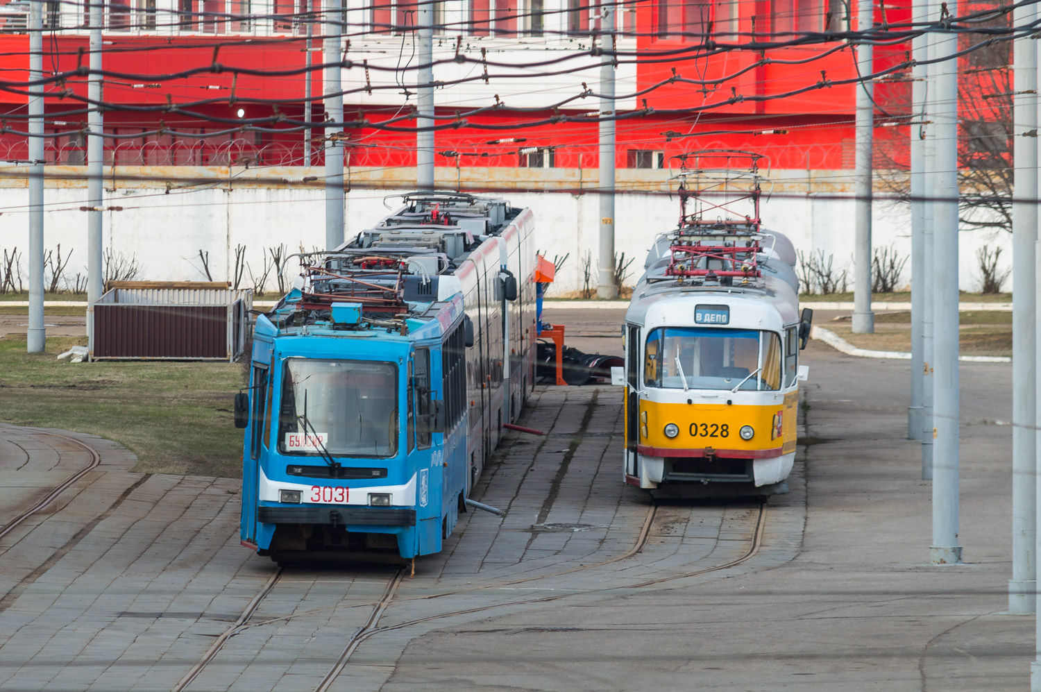 Москва, 71-134А (ЛМ-99АЭ) № 3031; Москва, Tatra T3SU № 0328